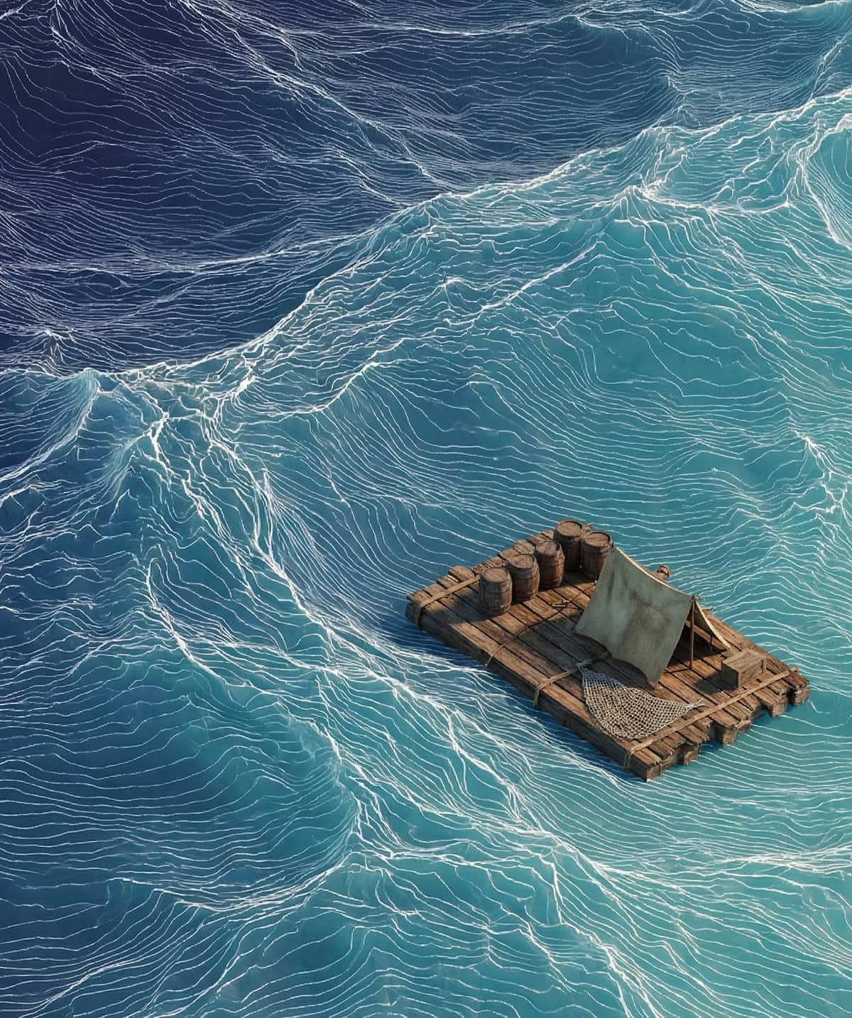Drift on endless tides scene